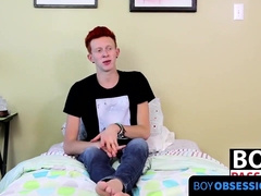 BoyObsession.com - Dylan Mermaid takes a break to stroke his cock for fans