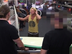 Pawnbrokers bang straight surfer in threeway