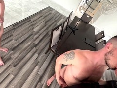 Kissing, finger-tickling, various positions