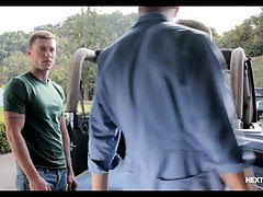 NextDoorRaw - Justin Matthews Pays Mechanics With Ass