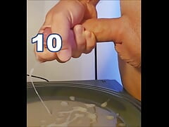 Record Huge Loads : 10 pulsating = 10 cumshots