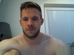 Horny Slut Kenneth Swallows His Own Cum