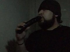 Dildo Deepthroat throatfuck gag and spit
