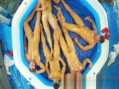 Oil Wrestling