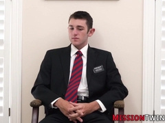 Religious guy gets ass jizz filled