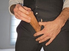 Man enjoys ultimate masturbation session, embracing life to the fullest with pure pleasure