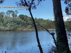 Munching a stranger I encountered on the trail