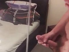 Big Cumshot on Mirror