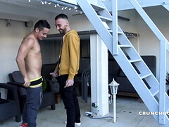 latino dude fucked outdoor by his friend