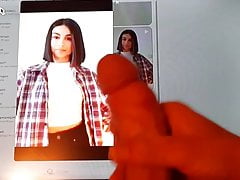 Cumtribute for hot babe