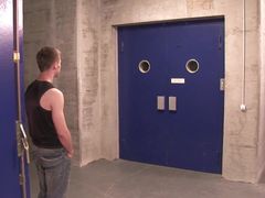 Hot and wild fuck in the Locker Room between horny gays