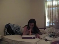 fooling around with my 16 inch dildo