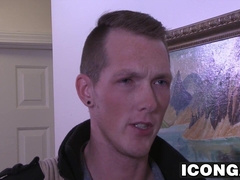 Big stiff pole daddy hammering hard at this hunks asshole