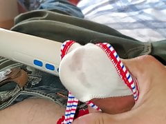 Wife's pantie's returned for her to wear