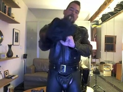Leather Chastity smoke
