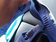 found customer  gymbag inside thongs belongs to  latina fitness mom