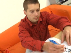 Watch this kinky guy nail his way to an intense anal orgasm