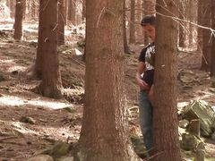 Horny guys with hard cocks love to fuck in the woods
