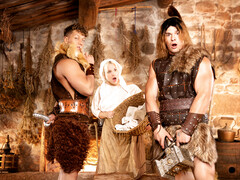 Norse porn scene with hardcore oral pleasures