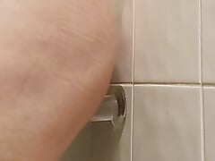 Riding a dildo