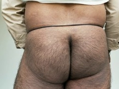 Desi teacher from India masturbates in sexy thong in a private room