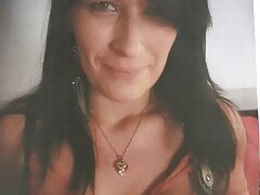 Cum on the face of a girl