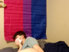 Young Femboy uses fuck stick for the first-ever time