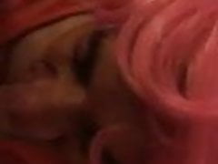 Faggott fuck joke takes facial