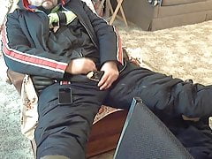 Cum in two snowsuits
