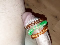 Dildo am schwanz ....