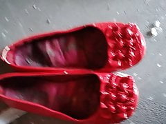 My young neighbor's red smelly ballet shoes.