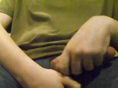 Jerking off with warm oil and a huge orgasm 3