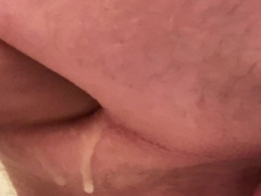 Close up Sissy backside nailing and gape in a mini-skirt