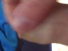 Wanking and cumming onto my tennis sport briefs, teasing dom