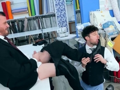 Tailor ends up servicing his client orally as well