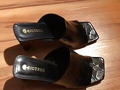 3 cumshots on black mules - user request