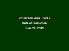 Officer Lex bound gagged and jerked