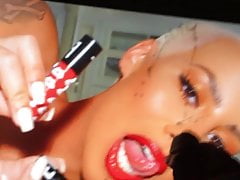 AMBER ROSE GETS SPLATTERED
