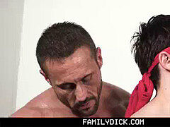 FamilyDick - Manuel Skye fucks a friends sonny no condom