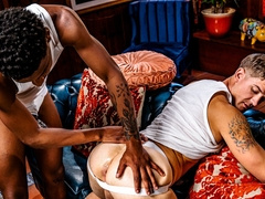 Black lover grants his partner endless BBC in that fine ass