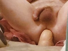 Amateur self dildo