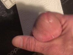 ample salami blows a load monstrous flow after a week sans fucky-fucky