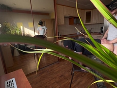 Scoout007 - Bican nailing on the kitchen counter!