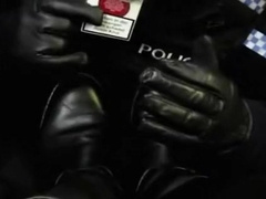 Brit cop smokin' & licking boots