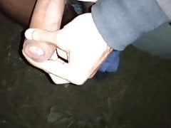 Cock jerk near main road 3 (cum)