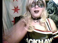 latex Cheerleader CD Dancing & Posing by VikkiCD16