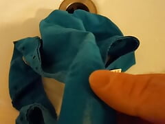 Cumshot in neighbours dirty panties