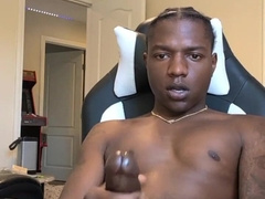 Spunking all over my self