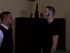 Brandon Wilde and Wolf Hudson enjoying in hardcore sex