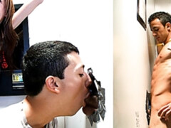 Romero Erick in a very hot glory hole XXX movie